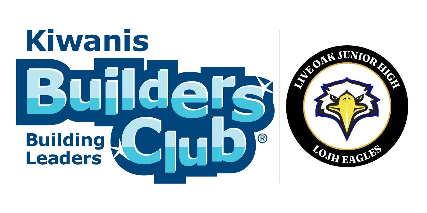 Builders Club and Live Oak Junior High logos