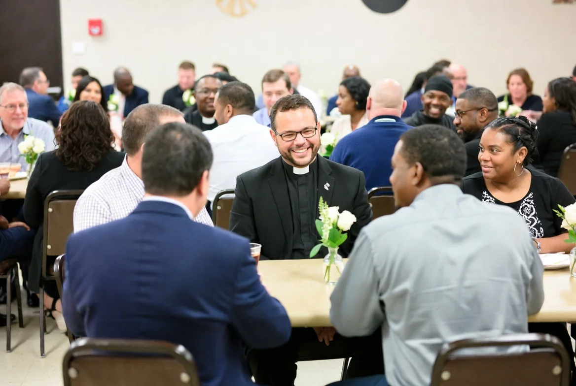 Guests gathered for the Pastor Appreciation Lunch