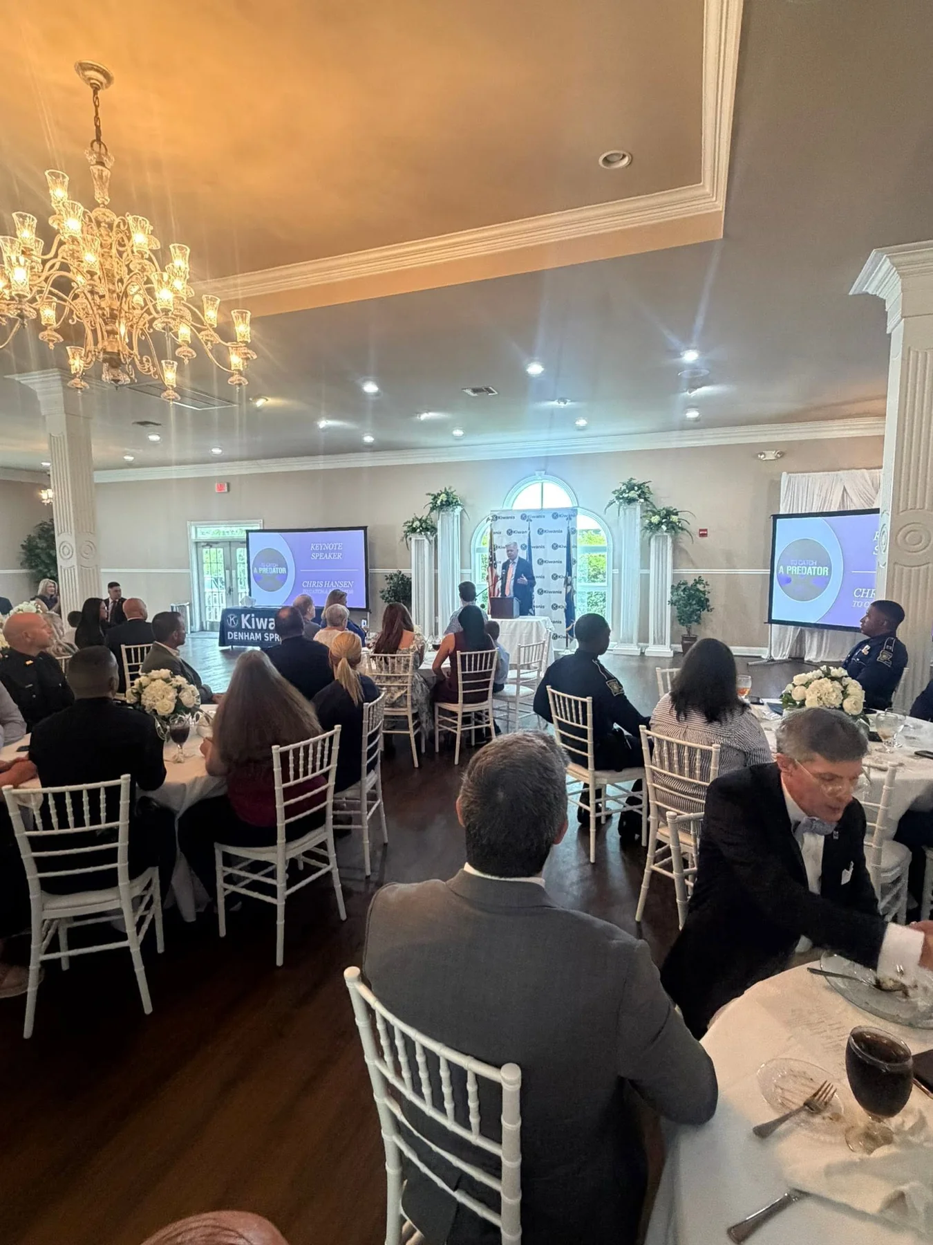Guests gathered at the Peace Officer Banquet