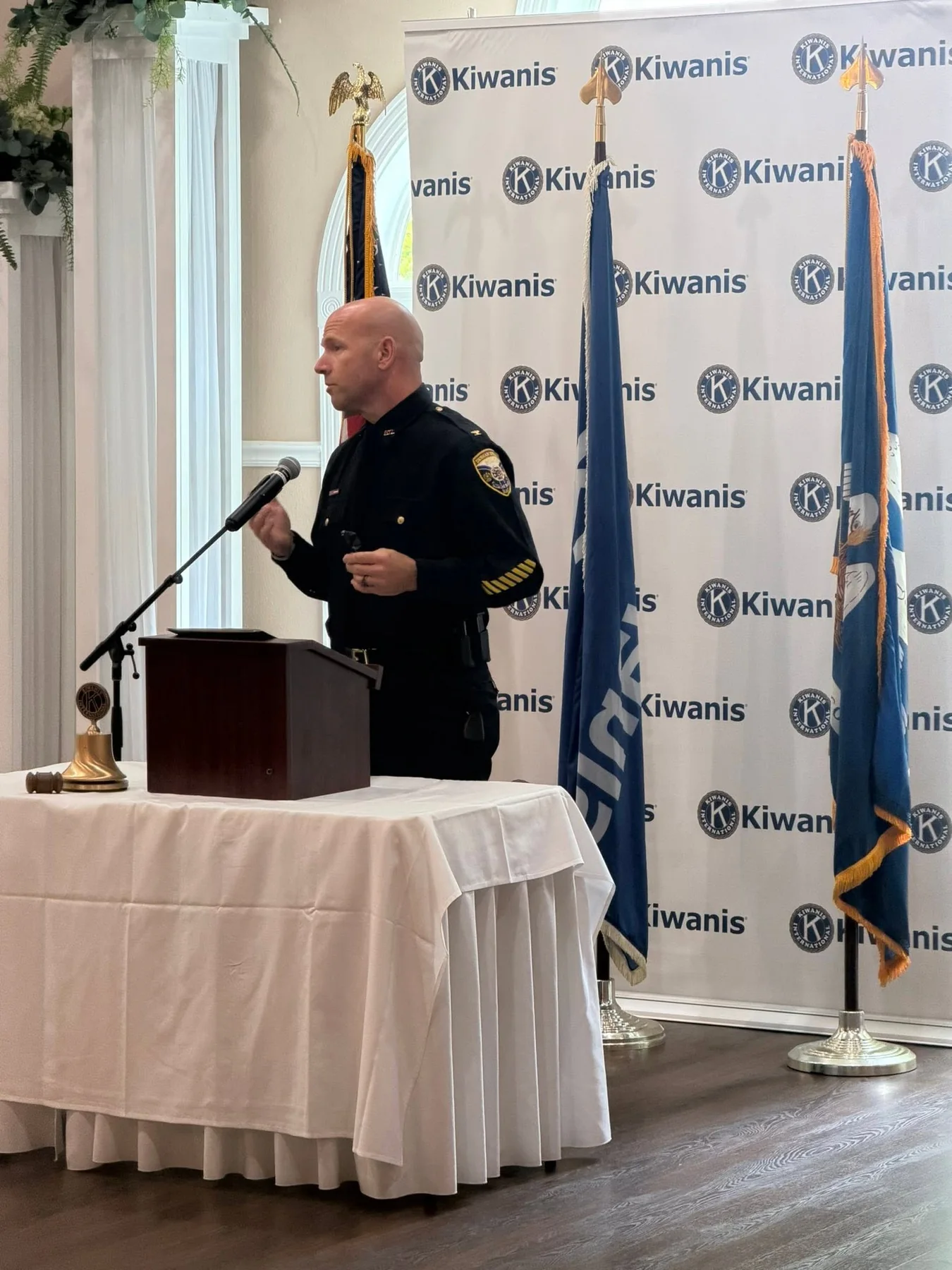 Speaker at the Peace Officer Banquet
